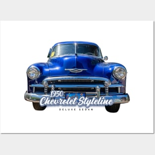 1950 Chevrolet Styleline Deluxe Sedan Posters and Art